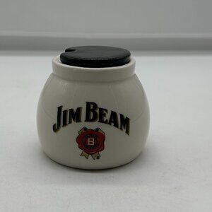 EUC Jim Beam Mustard Jar Container Bowl No Spoon